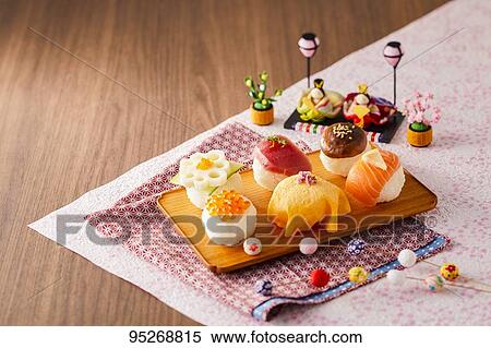 Stock Photography - Temari Sushi. Fotosearch