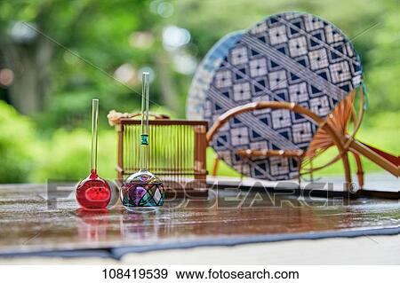 Stock Photo - Traditional Japanese toys. Fotosearch