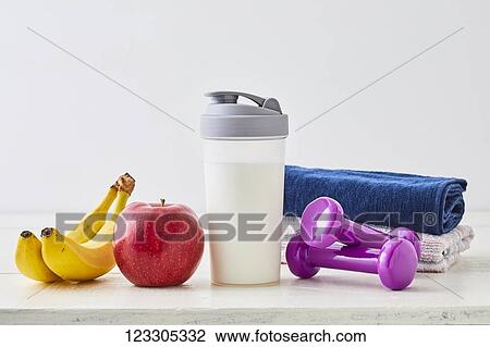 Training and diet equipment View Large Photo Image Stock Image - Training and diet equipment. Fotosearch