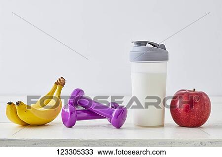 Training and diet equipment View Large Photo Image Stock Image - Training and diet equipment. Fotosearch