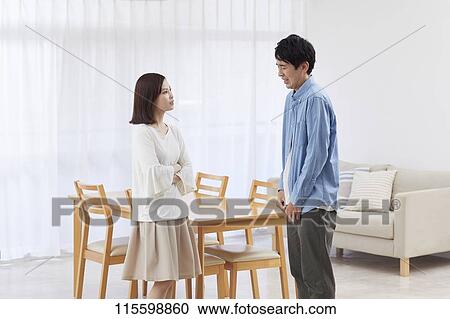 Unhappy Japanese family View Large Photo Image Stock Image - Unhappy Japanese family. Fotosearch