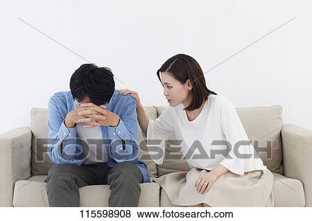 Unhappy Japanese family View Large Photo Image Stock Photo - Unhappy Japanese family. Fotosearch