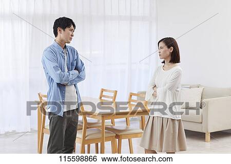 Unhappy Japanese family View Large Photo Image Stock Photograph - Unhappy Japanese family. Fotosearch