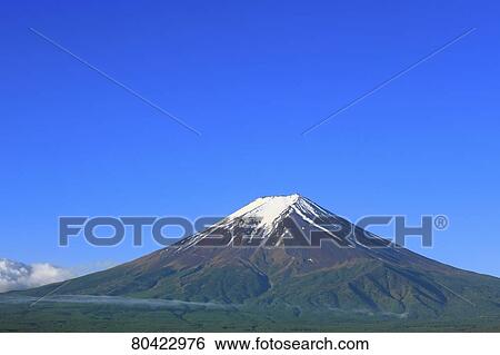 Stock Photograph - View of Mount Fuji. Fotosearch
