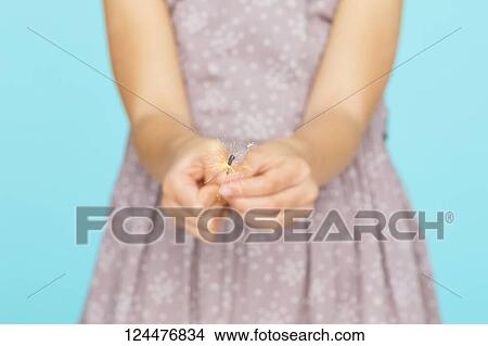 Picture - Young happy girl studio portrait. Fotosearch