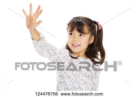 Young happy girl studio portrait View Large Photo Image Stock Photograph - Young happy girl studio portrait. Fotosearch