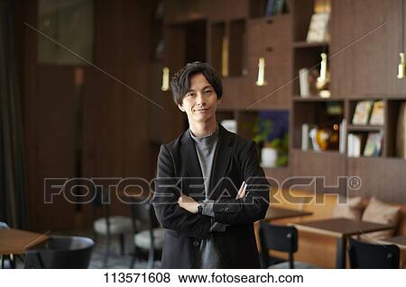 Young Japanese businessman View Large Photo Image Stock Photo - Young Japanese businessman. Fotosearch