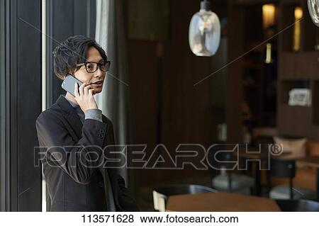 Stock Photo - Young Japanese businessman. Fotosearch