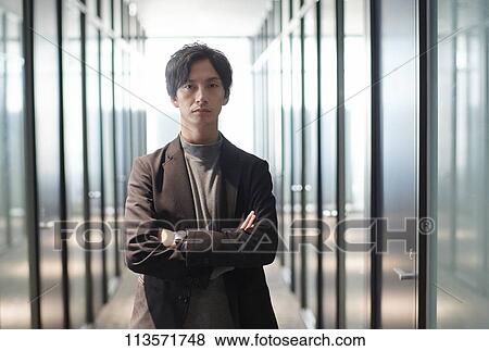 Stock Photo - Young Japanese businessman. Fotosearch