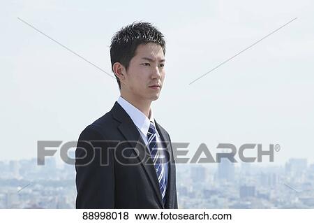 Stock Photo - Young Japanese businessman. Fotosearch