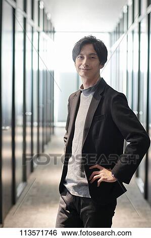 Young Japanese businessman View Large Photo Image Stock Photograph - Young Japanese businessman. Fotosearch