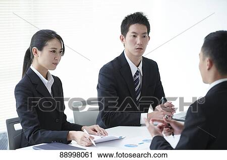 Young Japanese businesspeople View Large Photo Image Stock Image - Young Japanese businesspeople. Fotosearch