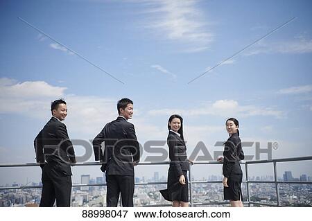 Young Japanese businesspeople View Large Photo Image Stock Photo - Young Japanese businesspeople. Fotosearch