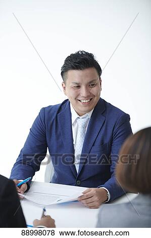 Young Japanese businesspeople View Large Photo Image Stock Photo - Young Japanese businesspeople. Fotosearch