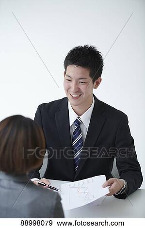 Young Japanese businesspeople View Large Photo Image Stock Photo - Young Japanese businesspeople. Fotosearch