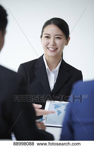 Young Japanese businesspeople View Large Photo Image Stock Photo - Young Japanese businesspeople. Fotosearch