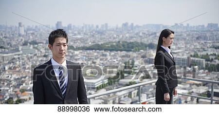 Young Japanese businesspeople View Large Photo Image Stock Photograph - Young Japanese businesspeople. Fotosearch