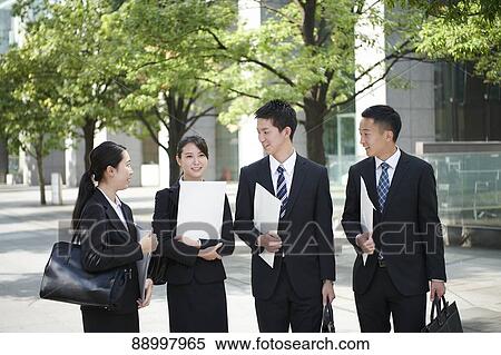 Young Japanese businesspeople View Large Photo Image Stock Photography - Young Japanese businesspeople. Fotosearch