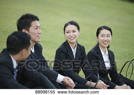 Young Japanese businesspeople View Large Photo Image Stock Photography - Young Japanese businesspeople. Fotosearch