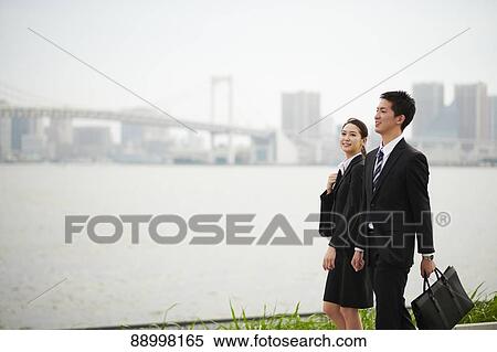 Young Japanese businesspeople View Large Photo Image Stock Photography - Young Japanese businesspeople. Fotosearch