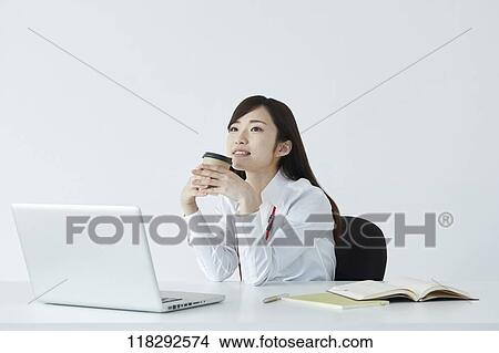 Picture - Young Japanese businesswoman. Fotosearch
