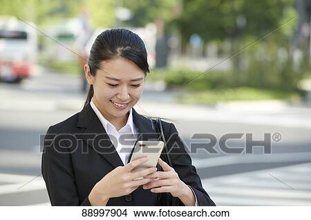 Young Japanese businesswoman View Large Photo Image Picture - Young Japanese businesswoman. Fotosearch