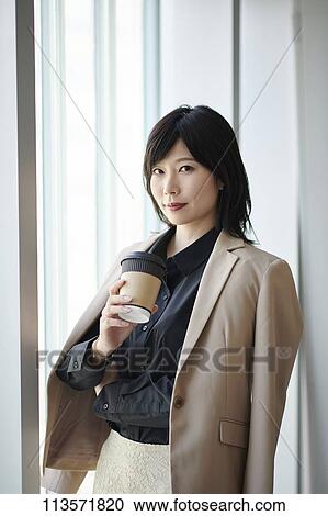 Young Japanese businesswoman View Large Photo Image Stock Image - Young Japanese businesswoman. Fotosearch