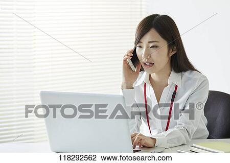Young Japanese businesswoman View Large Photo Image Stock Image - Young Japanese businesswoman. Fotosearch