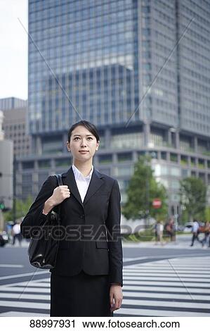 Young Japanese businesswoman View Large Photo Image Stock Image - Young Japanese businesswoman. Fotosearch