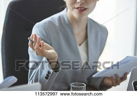Young Japanese businesswoman View Large Photo Image Stock Photo - Young Japanese businesswoman. Fotosearch
