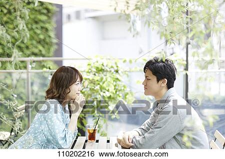 Young Japanese couple on a date View Large Photo Image Stock Photograph - Young Japanese couple on a date. Fotosearch