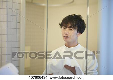 Picture - Young Japanese man portrait. Fotosearch