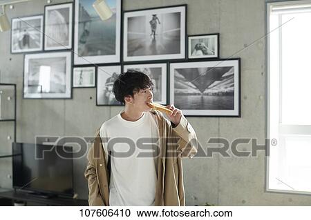 Young Japanese man portrait View Large Photo Image Stock Image - Young Japanese man portrait. Fotosearch