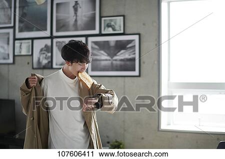 Young Japanese man portrait View Large Photo Image Stock Image - Young Japanese man portrait. Fotosearch