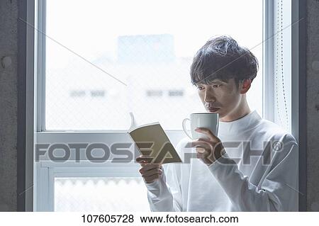 Stock Photo - Young Japanese man portrait. Fotosearch