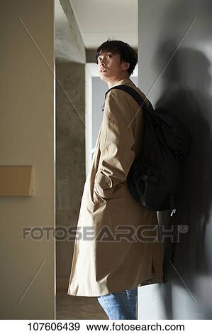 Young Japanese man portrait View Large Photo Image Stock Photo - Young Japanese man portrait. Fotosearch