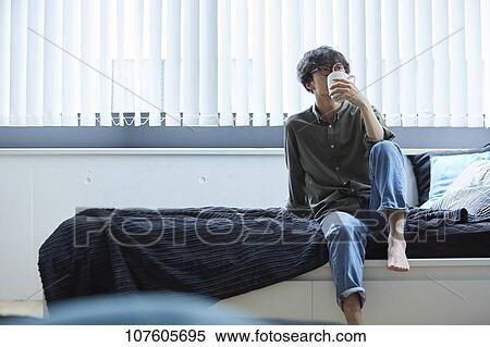 Stock Photography - Young Japanese man portrait. Fotosearch