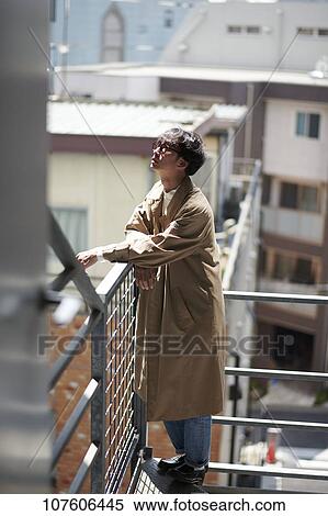 Stock Photography - Young Japanese man portrait. Fotosearch