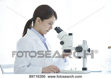 Young Japanese researcher in the lab View Large Photo Image Stock Photography - Young Japanese researcher in the lab. Fotosearch