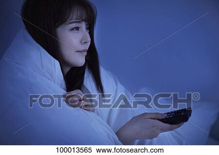 Young Japanese woman in bed View Large Photo Image Stock Photography - Young Japanese woman in bed. Fotosearch