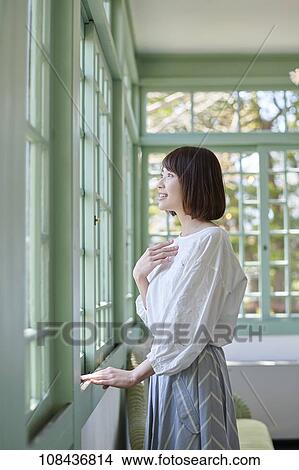 Young Japanese woman portrait View Large Photo Image Picture - Young Japanese woman portrait. Fotosearch