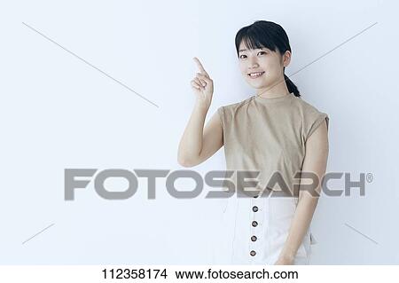 Picture - Young Japanese woman portrait. Fotosearch