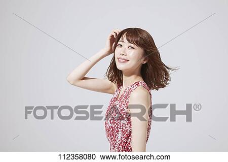 Young Japanese woman portrait View Large Photo Image Stock Image - Young Japanese woman portrait. Fotosearch