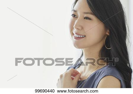 Young Japanese woman portrait View Large Photo Image Stock Image - Young Japanese woman portrait. Fotosearch