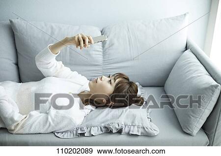 Stock Photo - Young Japanese woman portrait. Fotosearch