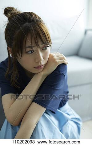 Young Japanese woman portrait View Large Photo Image Stock Photo - Young Japanese woman portrait. Fotosearch