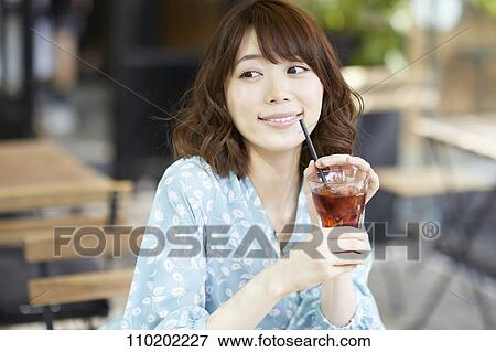 Young Japanese woman portrait View Large Photo Image Stock Photo - Young Japanese woman portrait. Fotosearch