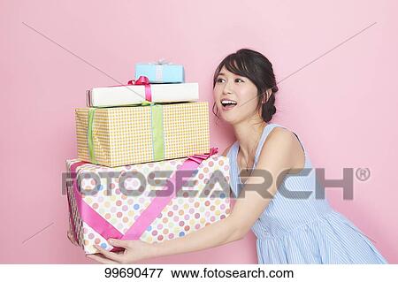 Stock Photo - Young Japanese woman portrait. Fotosearch