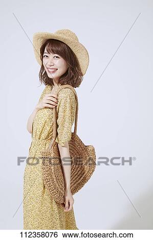Young Japanese woman portrait View Large Photo Image Stock Photograph - Young Japanese woman portrait. Fotosearch