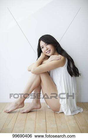 Stock Photograph - Young Japanese woman portrait. Fotosearch